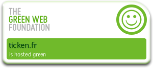 ticken.fr hosted green logo